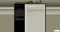 Desktop Screenshot of cuandolasmujeresmandanencasa.wordpress.com