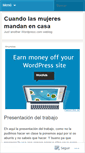 Mobile Screenshot of cuandolasmujeresmandanencasa.wordpress.com