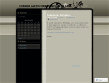 Tablet Screenshot of cuandolasmujeresmandanencasa.wordpress.com