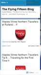 Mobile Screenshot of flyingfifteen.wordpress.com