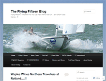 Tablet Screenshot of flyingfifteen.wordpress.com