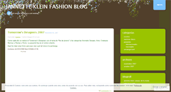 Desktop Screenshot of jkfashionblog.wordpress.com