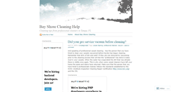 Desktop Screenshot of bayshoreclean.wordpress.com