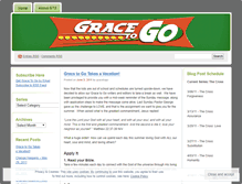 Tablet Screenshot of gracetogo.wordpress.com