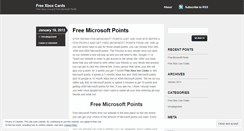 Desktop Screenshot of freexboxcards.wordpress.com