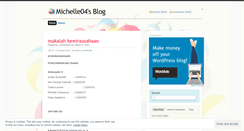Desktop Screenshot of michelle04.wordpress.com
