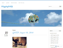 Tablet Screenshot of bloggingbiddy.wordpress.com