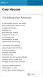 Mobile Screenshot of caryhooper.wordpress.com
