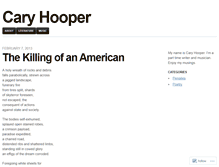 Tablet Screenshot of caryhooper.wordpress.com