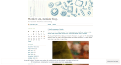 Desktop Screenshot of monkeeapples.wordpress.com