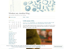 Tablet Screenshot of monkeeapples.wordpress.com