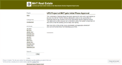 Desktop Screenshot of mhtrealestate.wordpress.com