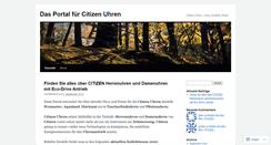Desktop Screenshot of citizenuhren24.wordpress.com