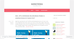 Desktop Screenshot of marketronia.wordpress.com