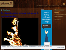 Tablet Screenshot of guitarword26.wordpress.com