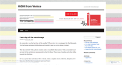 Desktop Screenshot of highfromvenice.wordpress.com