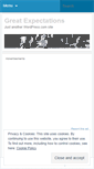 Mobile Screenshot of greatexpectationscd.wordpress.com