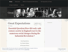 Tablet Screenshot of greatexpectationscd.wordpress.com