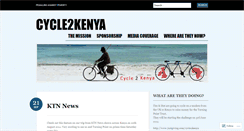 Desktop Screenshot of cycle2kenya.wordpress.com