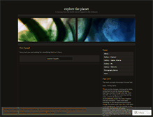 Tablet Screenshot of exploretheplanet.wordpress.com