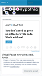 Mobile Screenshot of hypothia.wordpress.com