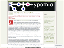 Tablet Screenshot of hypothia.wordpress.com