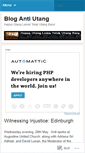 Mobile Screenshot of antiutang.wordpress.com