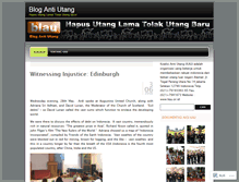 Tablet Screenshot of antiutang.wordpress.com