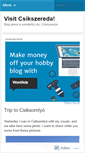 Mobile Screenshot of csikszereda.wordpress.com