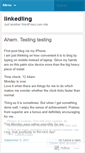 Mobile Screenshot of linkedling.wordpress.com