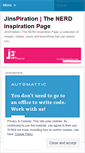 Mobile Screenshot of jinspiration.wordpress.com