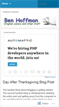 Mobile Screenshot of benhoffman.wordpress.com