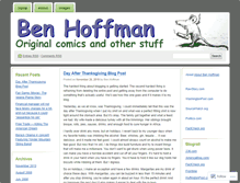 Tablet Screenshot of benhoffman.wordpress.com