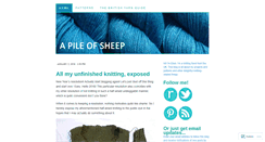 Desktop Screenshot of apileofsheep.wordpress.com