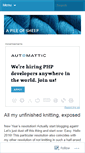 Mobile Screenshot of apileofsheep.wordpress.com