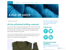 Tablet Screenshot of apileofsheep.wordpress.com