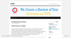 Desktop Screenshot of lu10s.wordpress.com