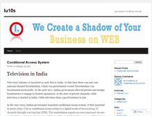 Tablet Screenshot of lu10s.wordpress.com