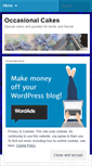 Mobile Screenshot of occasionalcakes.wordpress.com