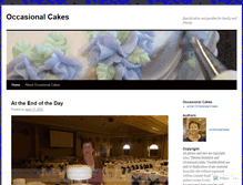 Tablet Screenshot of occasionalcakes.wordpress.com