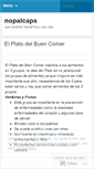 Mobile Screenshot of nopalcaps.wordpress.com