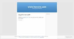 Desktop Screenshot of huythuanvu.wordpress.com