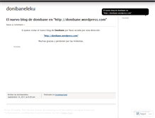Tablet Screenshot of donibaneleku.wordpress.com