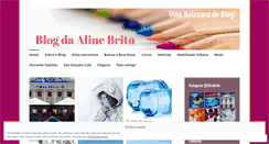 Desktop Screenshot of alinebrito.wordpress.com