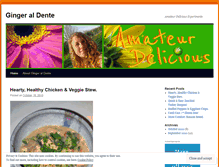 Tablet Screenshot of gingeraldente.wordpress.com