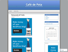 Tablet Screenshot of cafedepota.wordpress.com