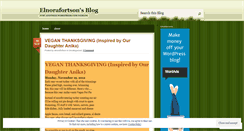 Desktop Screenshot of elnorafortson.wordpress.com