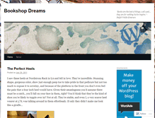 Tablet Screenshot of bookshopdreams.wordpress.com