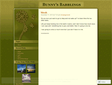Tablet Screenshot of bluebunny.wordpress.com