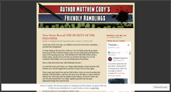 Desktop Screenshot of matthewcody.wordpress.com